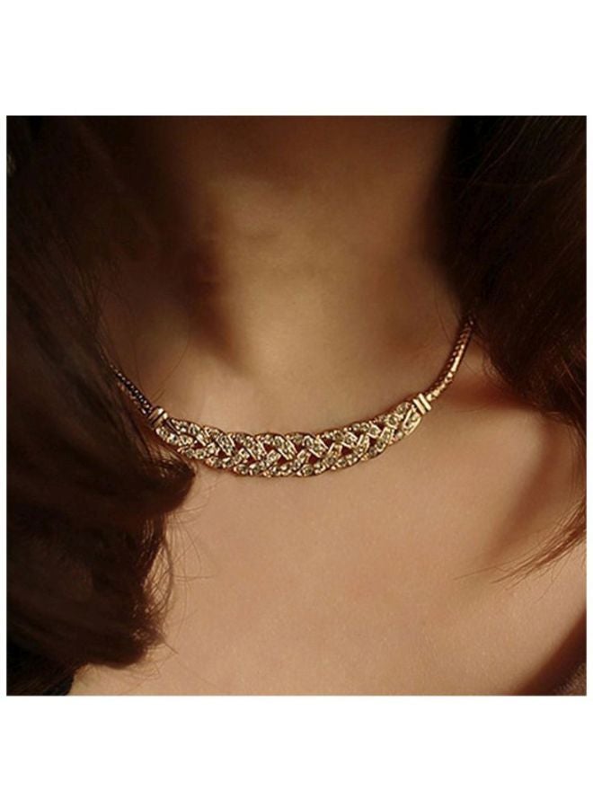 Cool Baby - Crystal Chunky Choker Necklace - Image 1
