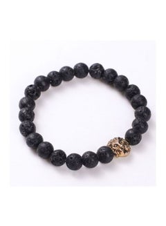 Sharpdo Volcanic Stone Lion Head Shape Beaded Bracelet  - Image 5