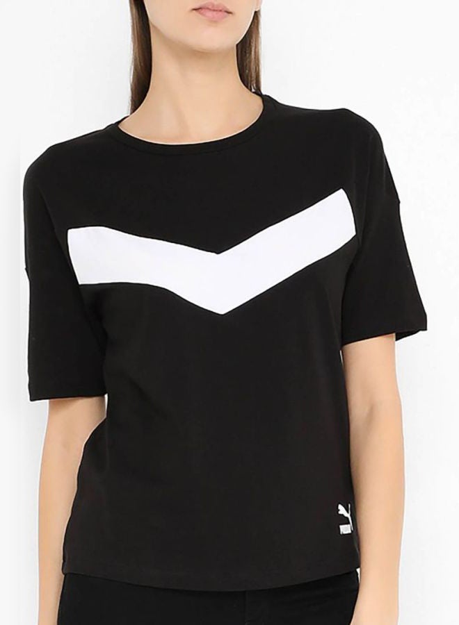 PUMA XTG Colourblock T-shirt Black/White - Image 1
