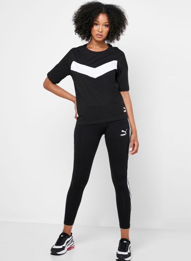 PUMA XTG Colourblock T-shirt Black/White - Image 3