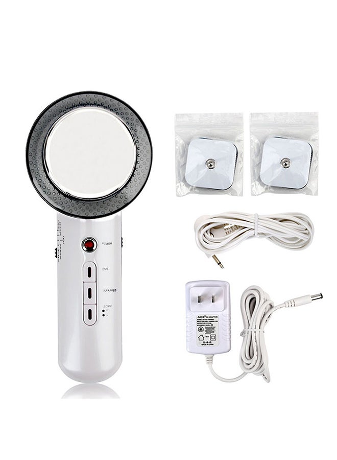 Ultrasonic Beauty Apparatus Grey/White - Image 1