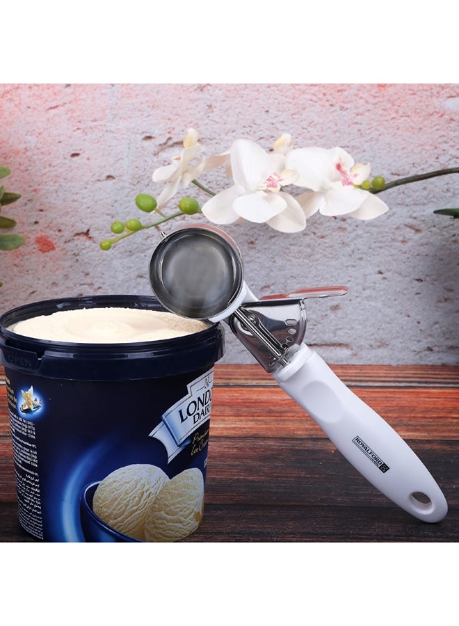 ice cream scoop stainless steel premium quality strong ABS handle 23.4x5.2 cm Silver/Marble Handle standard
