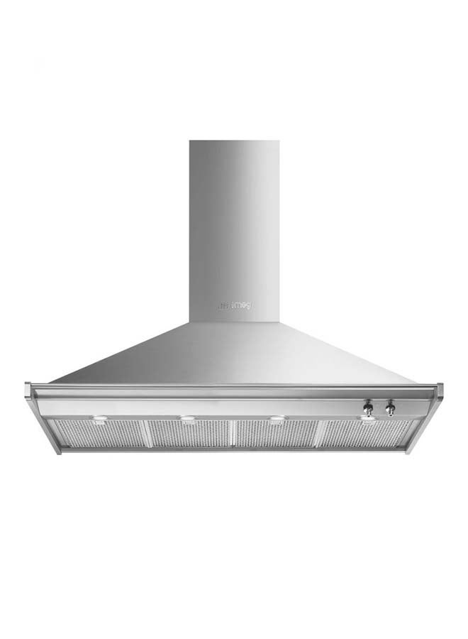 سميج Opera 120cm Chimney Range Cooker Hood 41.6 l 41.6 W KD120HXE Silver