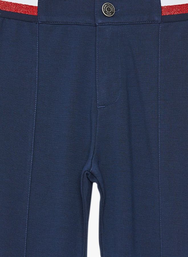 TOMMY HILFIGER - Little Girls Essential Stretch Treggings Blue - Image 1