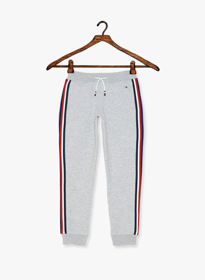 TOMMY HILFIGER - Stripe Side Joggers Grey - Image 1