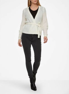 VERO MODA Textured Cardigan White  - Image 3