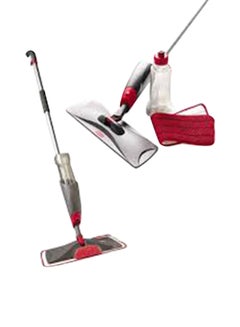 Generic Microfiber Spray Mop Grey/Red/White  - Image 2