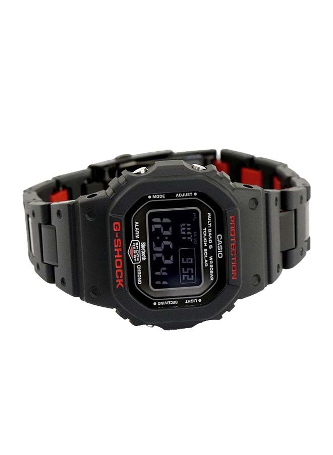 كاسيو ساعة يد رقمية بسوار من الراتنج طراز GW-B5600HR-1DR للرجال - Image 3