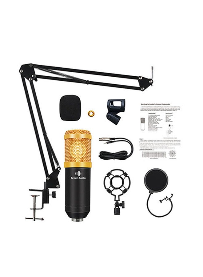 5-Piece Studio Recording Condenser Microphone Kit Black - Image 1