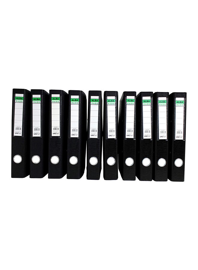 Alba Rado - 10-Piece Box File Folder Set, A4 size Black - Image 1