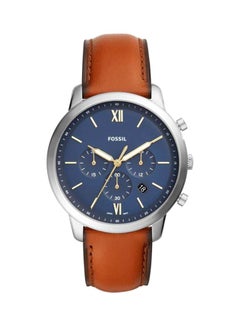 FOSSIL Men's Analog Round Wrist Watch With Leather Strap FS5453  - Image 1