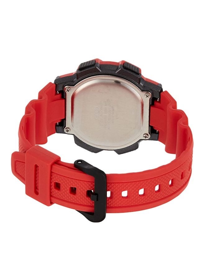 كاسيو ساعة يد رقمية مقاومة للماء طراز AE-1000W-4AV - مقاس 48 مم - لون أحمر للرجال - Image 2