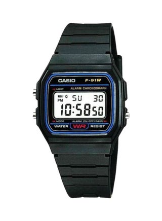 Men's Water Resistant Digital Watch F-91W-1D - 38 mm - Black - v1596563340/N30580577A_1