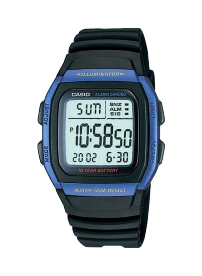 كاسيو ساعة رقمية مقاومة للماء طراز W-96H-2AVD للرجال - Image 1