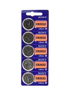 5-Piece Lithium 3V Batteries CR2032 Set