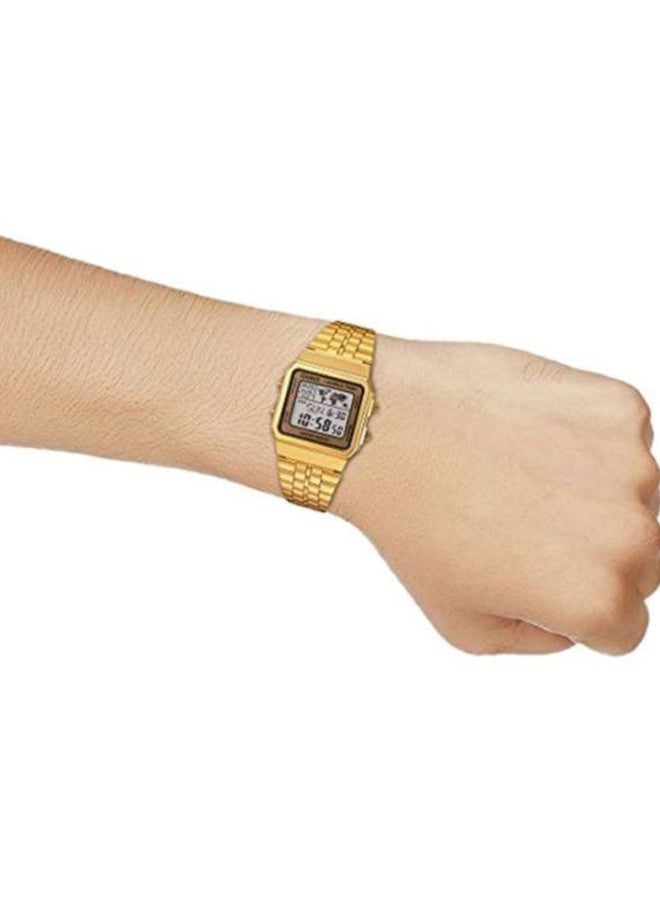 كاسيو ساعة فينتدج تايم بيس رقمية طراز A500WGA-9D للنساء - Image 4