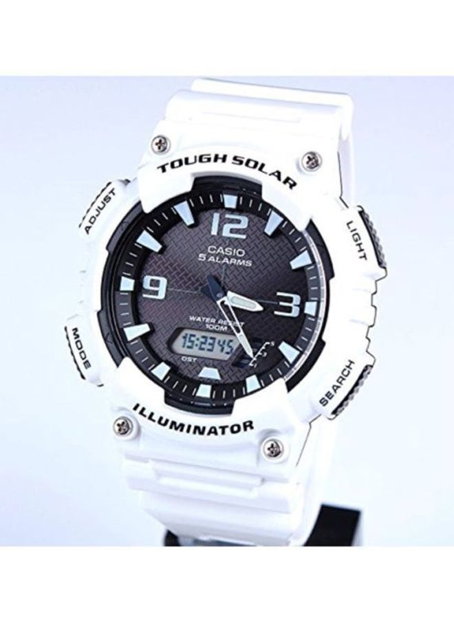 كاسيو ساعة يد شبابية بعقارب ورقمية طراز AQ-S810WC-7AVDF - 52 مم - لون فضي للرجال - Image 3