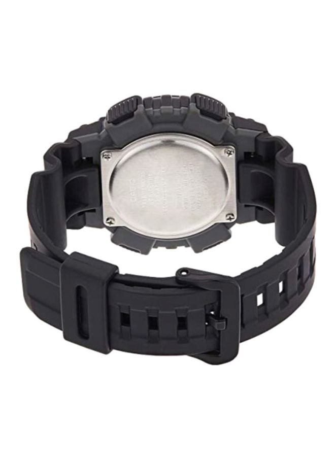 كاسيو ساعة يد شبابية بعقارب ورقمية طراز AEQ-110W-1AVDF( 207) - مقاس 47 مم - لون أسود للرجال - Image 2