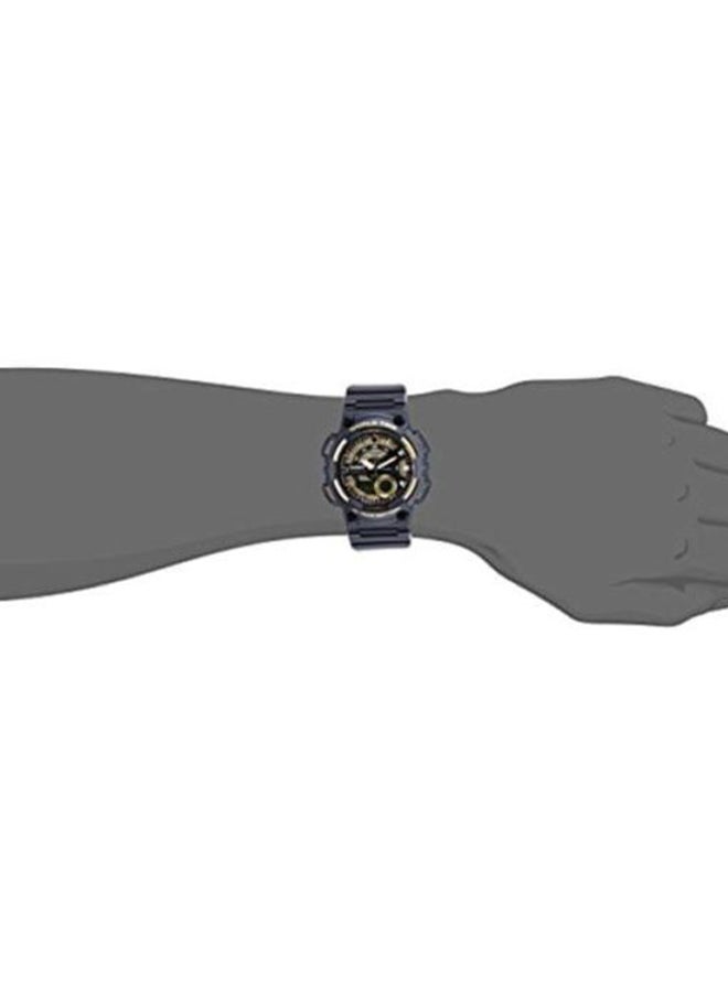 كاسيو ساعة يد بعقارب ورقمية من سلسلة يوث طراز AEQ-110BW-9AVDF( 206) - قياس 52 مم - لون أسود للرجال - Image 4