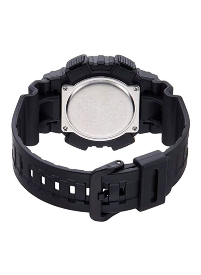 كاسيو ساعة يد بعقارب ورقمية من سلسلة يوث طراز AEQ-110BW-9AVDF( 206) - قياس 52 مم - لون أسود للرجال - Image 2