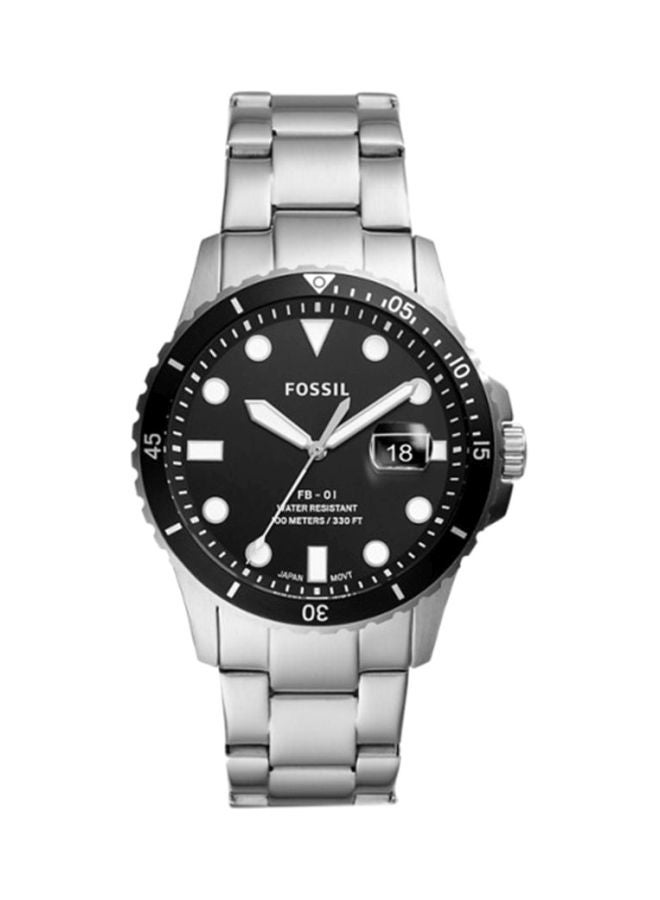FOSSIL - men Three-HAnd Chronograph Watch FS5652 - 42 mm - Silver - Image 1