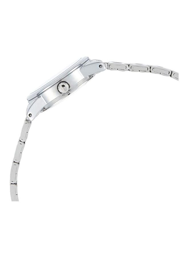 CASIO Women's Water Resistant Analog Watch LTP-V001D-1BUDF - 25 mm - Silver - Image 3