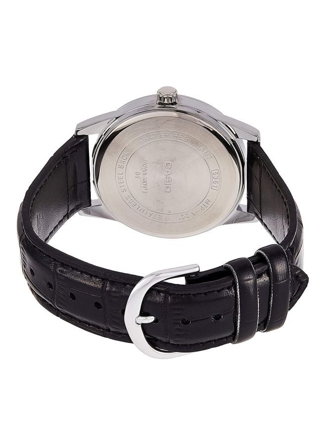 CASIO - Men's Water Resistant Analog Watch MTP-V001L-1BUDF - Image 1