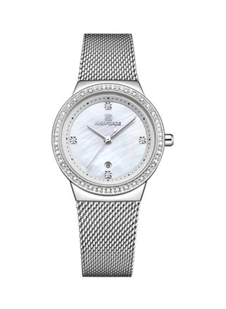 ساعة يد بعقارب مقاومة للماء طراز NF5005 S/W للنساء - v1596563525/N31921567A_1