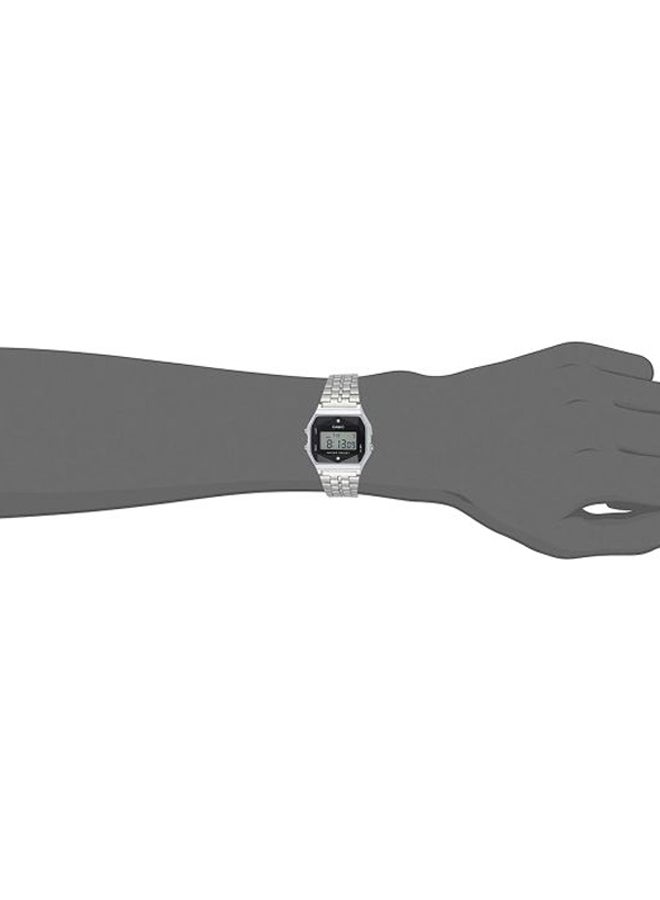 كاسيو ساعة يد رقمية للشباب طراز A159WAD-1DF مقاس 33 مم - لون فضي - Image 4