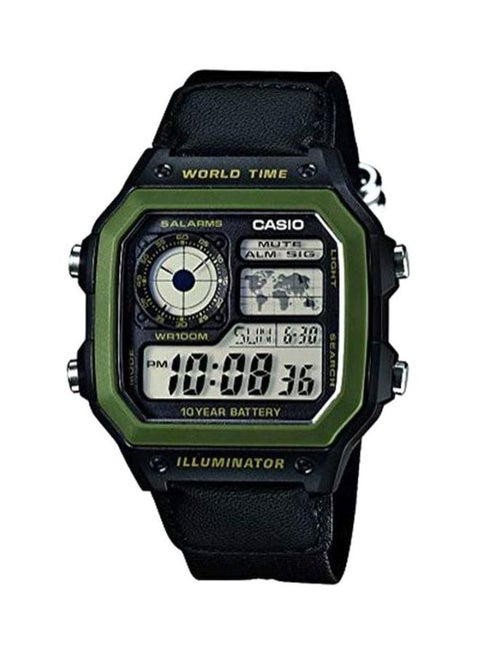 Men's Classic Digital Watch AE-1200WHB-1BVDF - 42 mm - Black