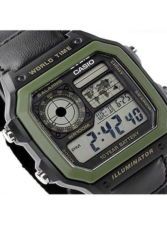 CASIO - Men's Classic Digital Watch AE-1200WHB-1BVDF - 42 mm - Black - Image 1