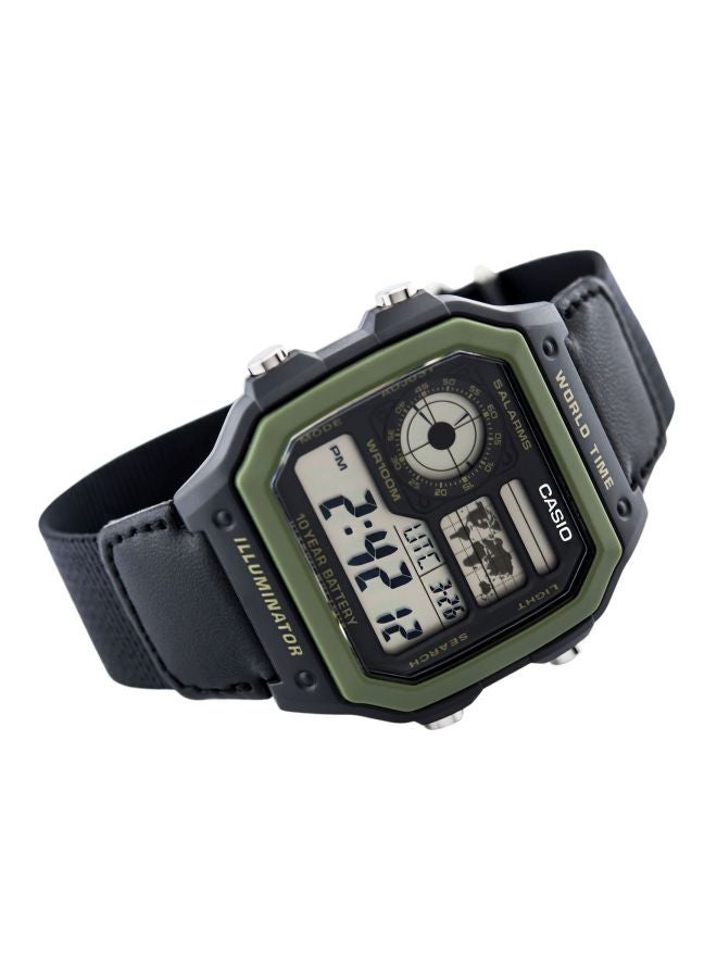 CASIO - Men's Classic Digital Watch AE-1200WHB-1BVDF - 42 mm - Black - Image 1