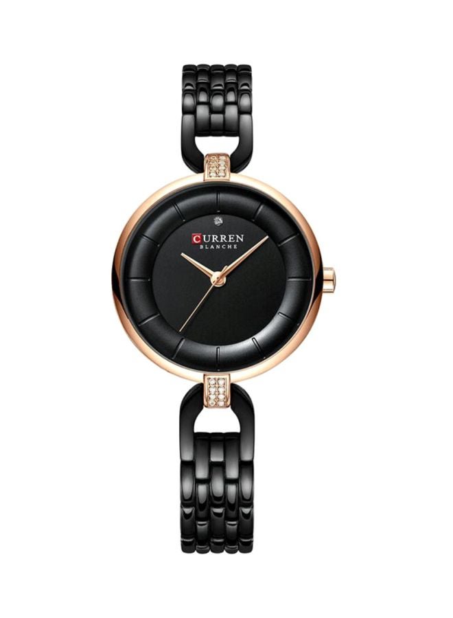 CURREN - Women's Stainless Steel Analog Watch 9052 - 32 mm - Black - Image 1
