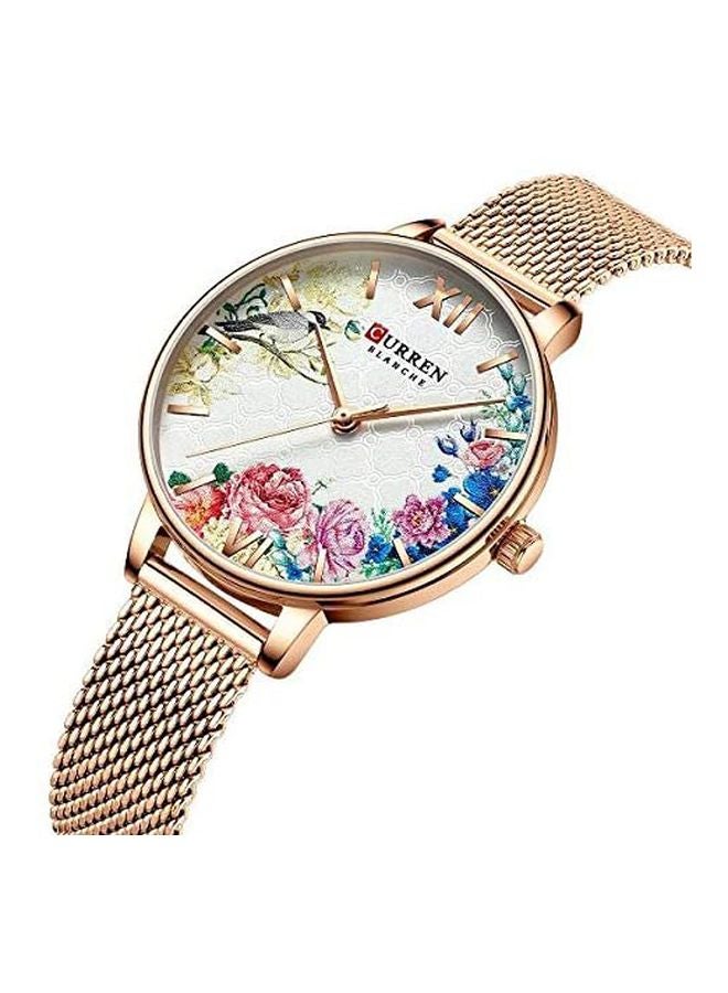 CURREN - Girls' Metal Analog Watch 9059 - Image 1