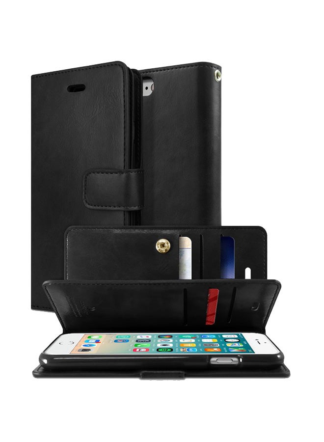 GOOSPERY Leather Protective Case Cover For iPhone 7/8 Black  - Image 1