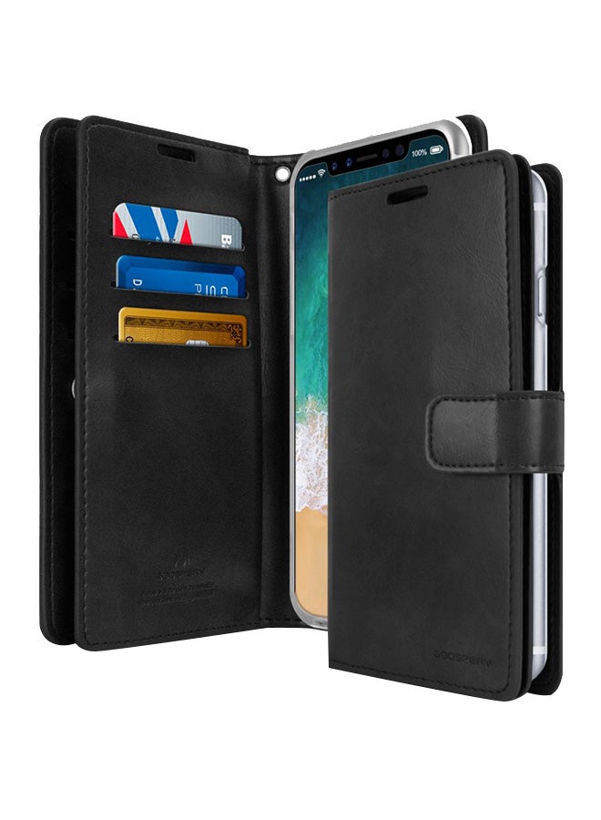 GOOSPERY Leather Protective Case Cover For iPhone X/XS Black  - Image 1