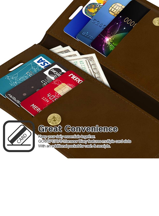 GOOSPERY Leather Protective Case Cover For iPhone 11 Brown  - Image 3