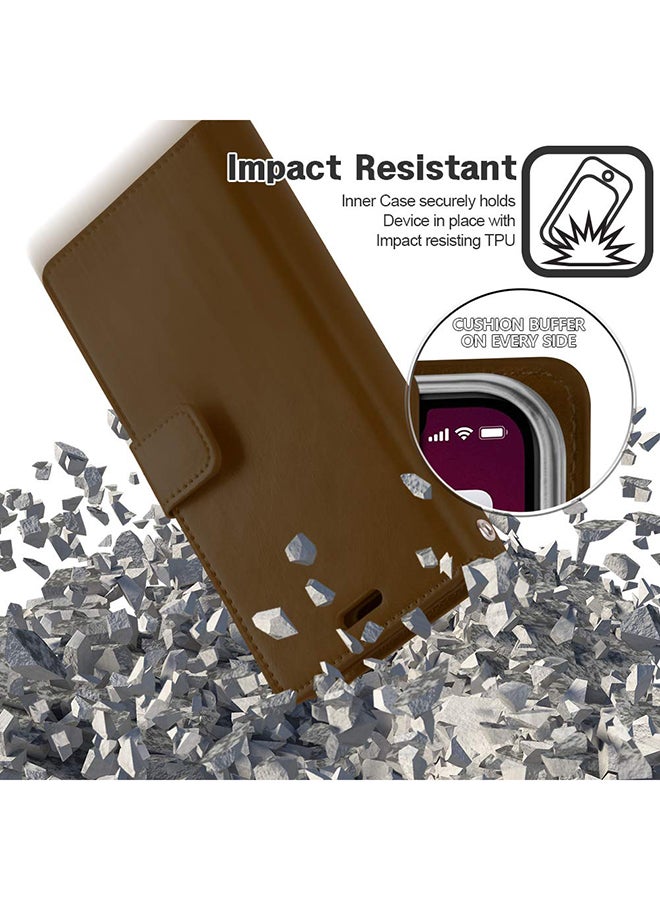 GOOSPERY Leather Protective Case Cover For iPhone 11 Brown  - Image 5