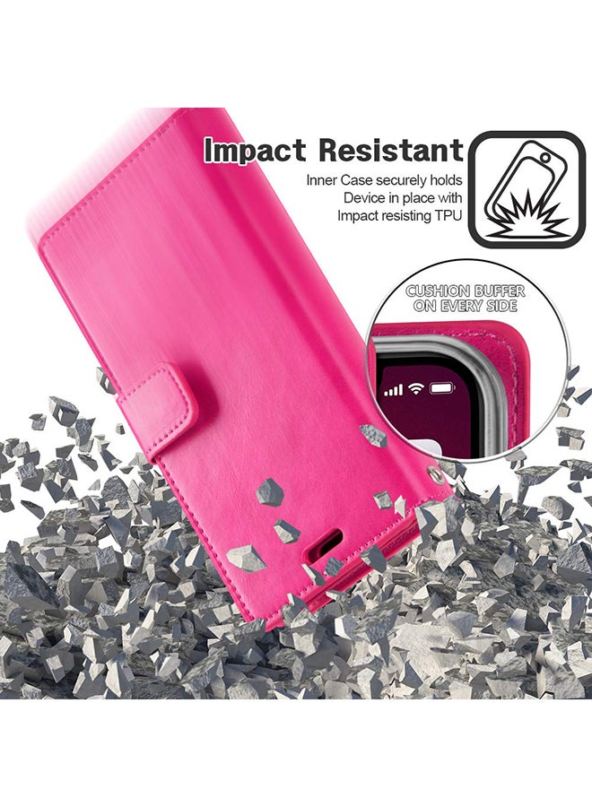 جوسبيري غطاء حماية من الجلد لهاتف آيفون 11 وردي - Image 5