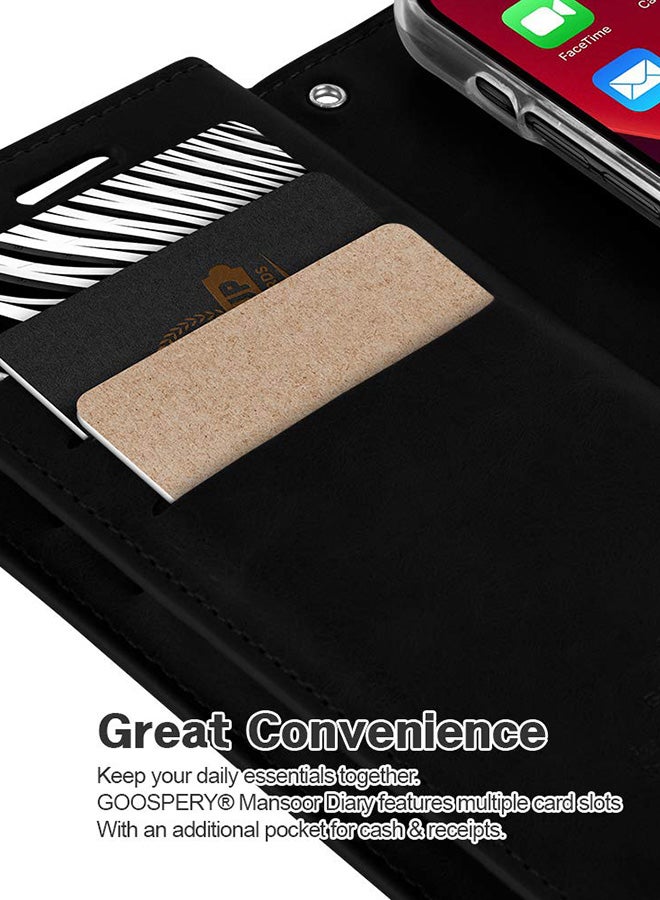 GOOSPERY Leather Protective Case Cover For iPhone 11 Pro Black - Image 2