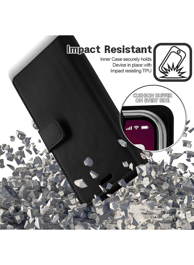 GOOSPERY Leather Protective Case Cover For iPhone 11 Pro Black - Image 5