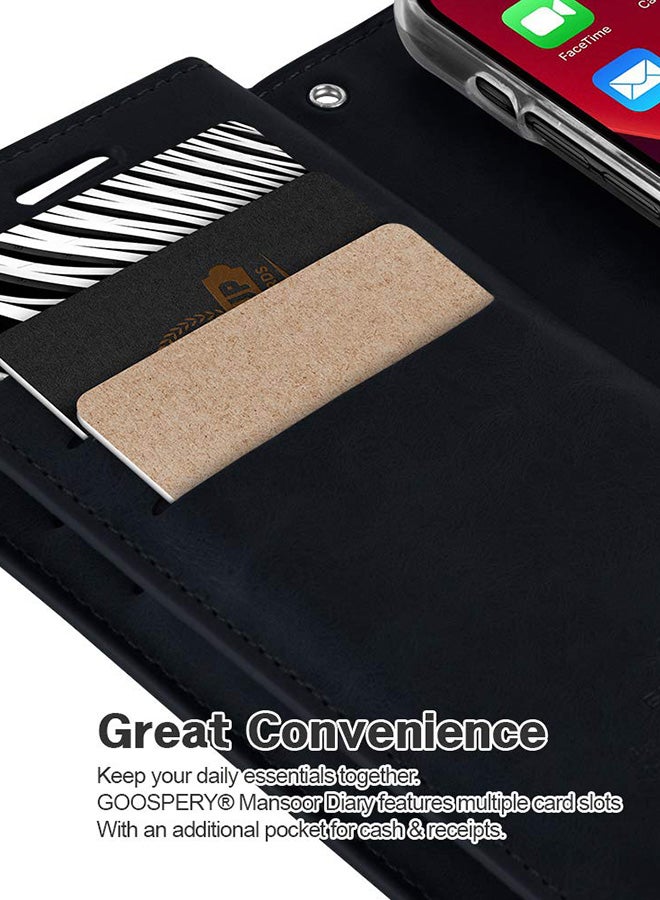 GOOSPERY Leather Protective Case Cover For iPhone 11 Pro Navy - Image 2