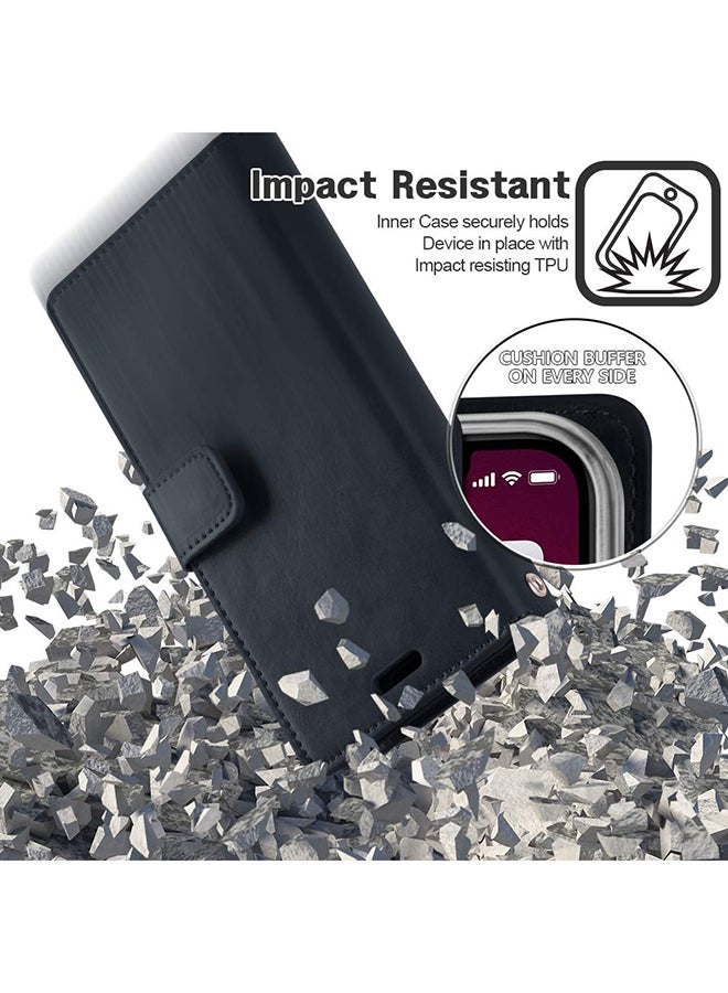 GOOSPERY Leather Protective Case Cover For iPhone 11 Pro Navy - Image 5