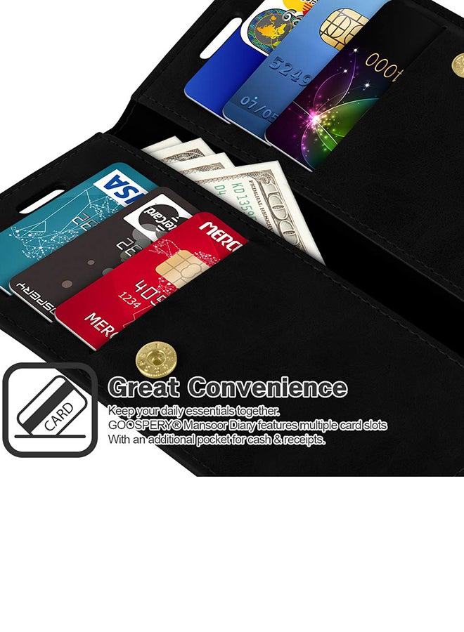 GOOSPERY Leather Protective Case Cover For iPhone 11 Pro Max Black  - Image 3