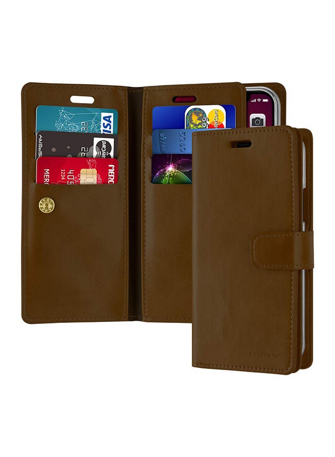 GOOSPERY Leather Protective Case Cover For iPhone 11 Pro Max Brown  - Image 1
