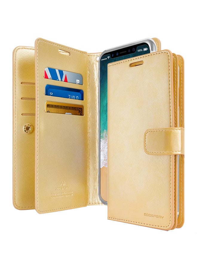 GOOSPERY - Leather Protective Case Cover For iPhone 11 Pro Max Gold - Image 1