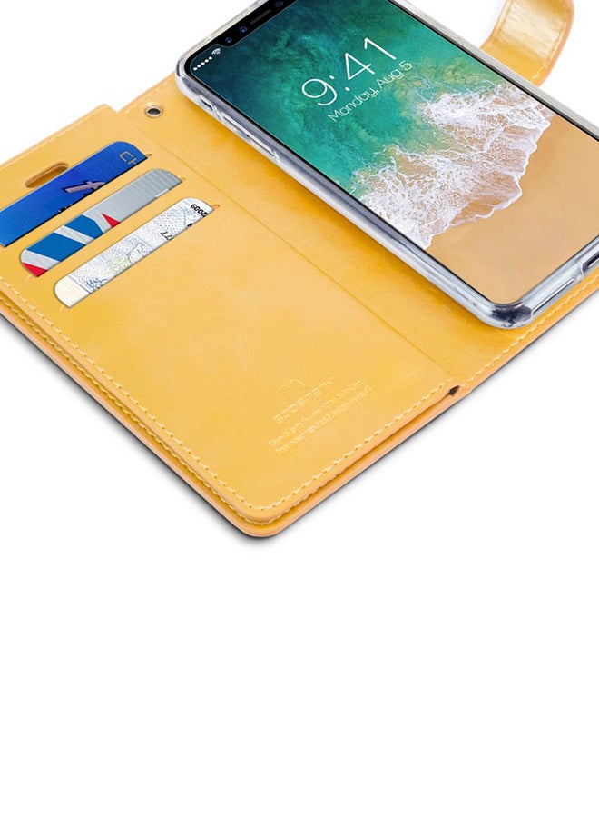 GOOSPERY - Leather Protective Case Cover For iPhone 11 Pro Max Gold - Image 1