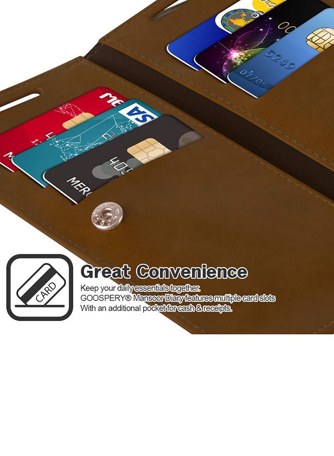 GOOSPERY Leather Protective Case Cover For Samsung Galaxy Note 10 Brown  - Image 3