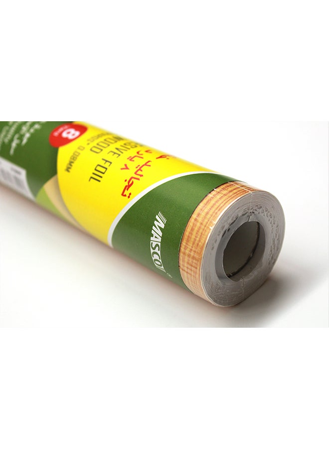 ماسكو بكرة من الخشب ذاتي اللصق بطول 8 ياردات بني - Image 2