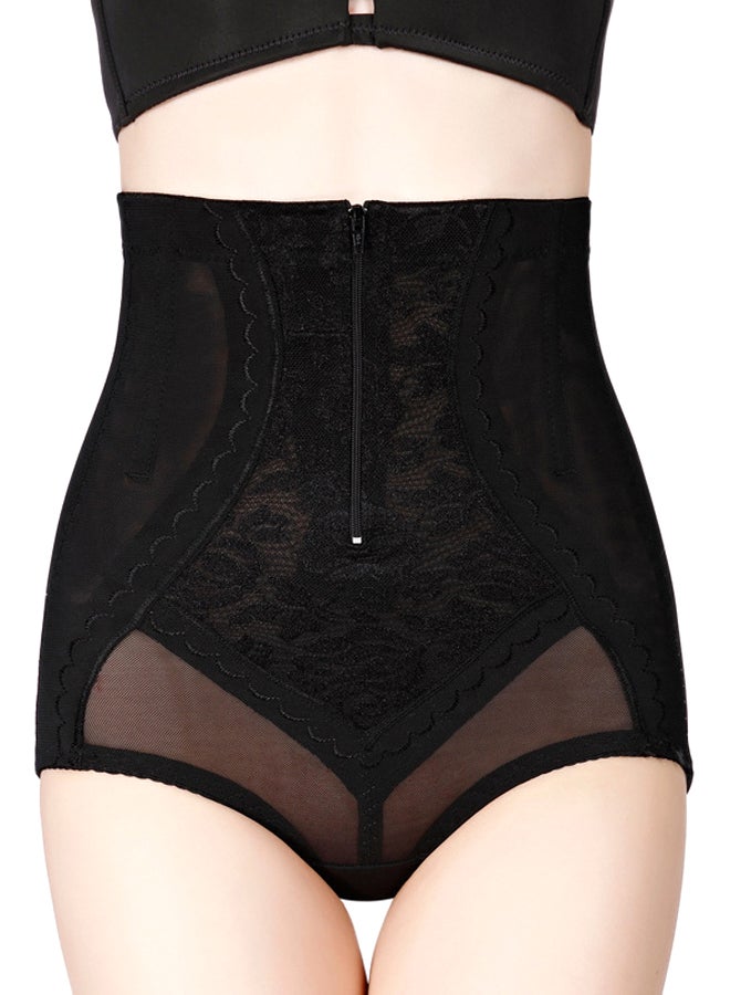 جوي شيك ملابس تنحيف بسحاب من المنتصف مناسبة للارتداء بعد الولادة أسود - Image 1